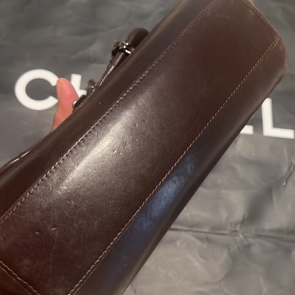 Chanel brown small flap bag - Picture 4 of 11